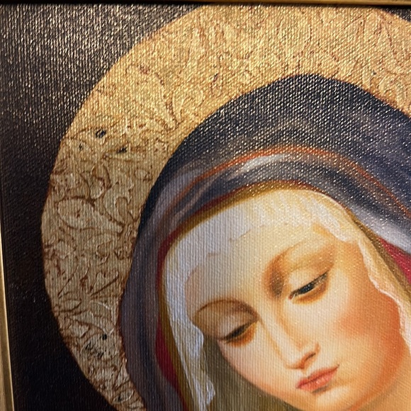 Beautiful Framed Art of Madonna and Child - Picture 3 of 3